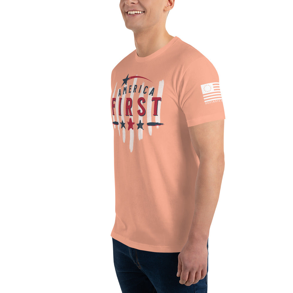 America First (Stars) - Short Sleeve Tee