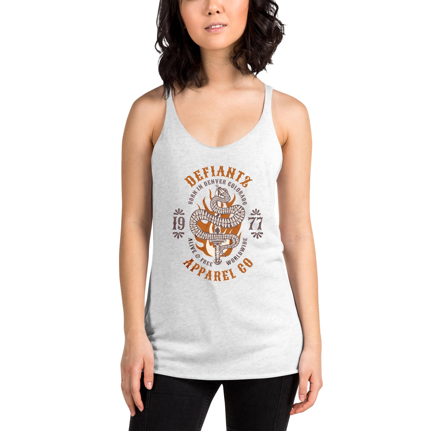 Defiantz Snake & Dagger - Women's Racerback Tank