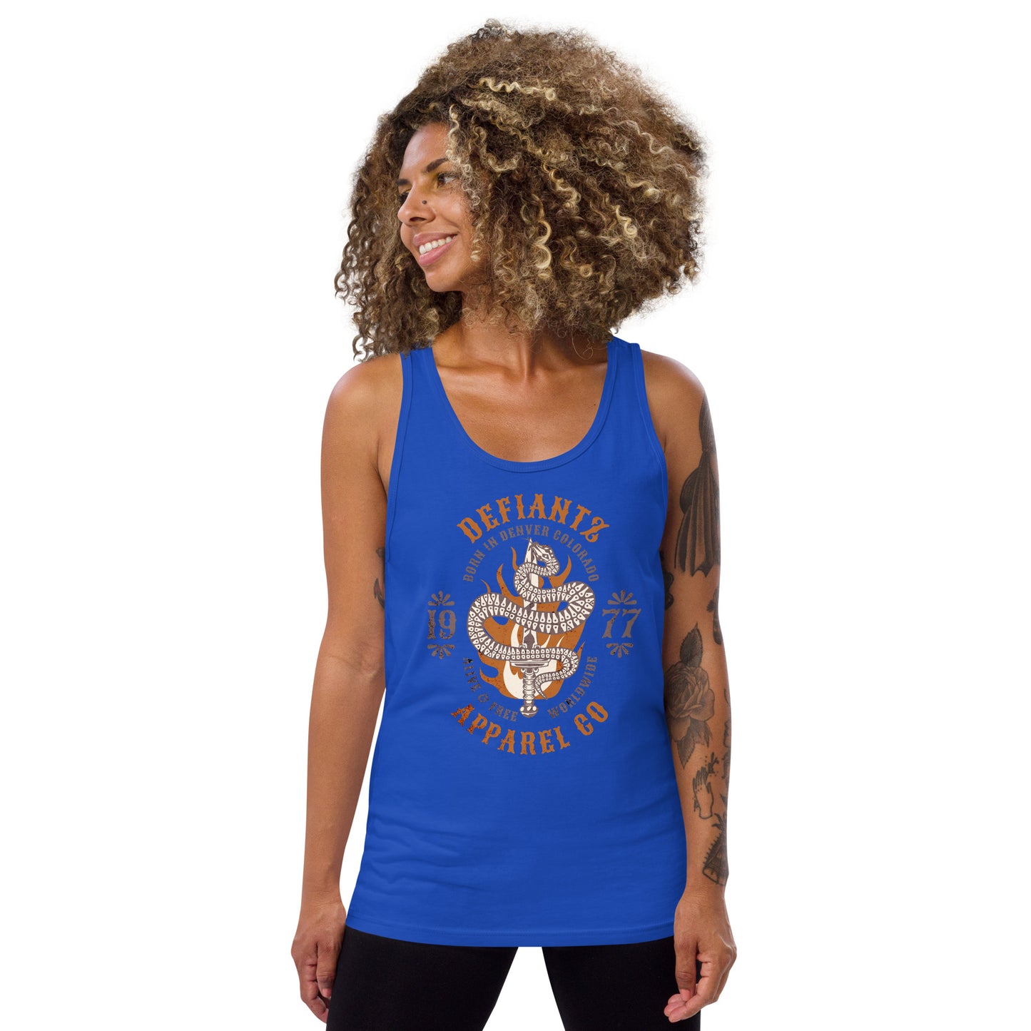 Defiantz Snake & Dagger Unisex Tank Top