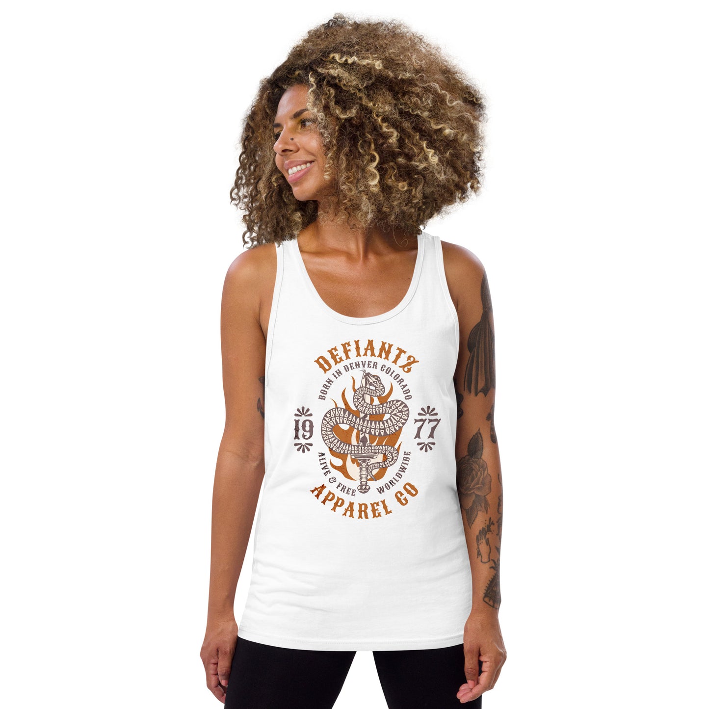 Defiantz Snake & Dagger Unisex Tank Top