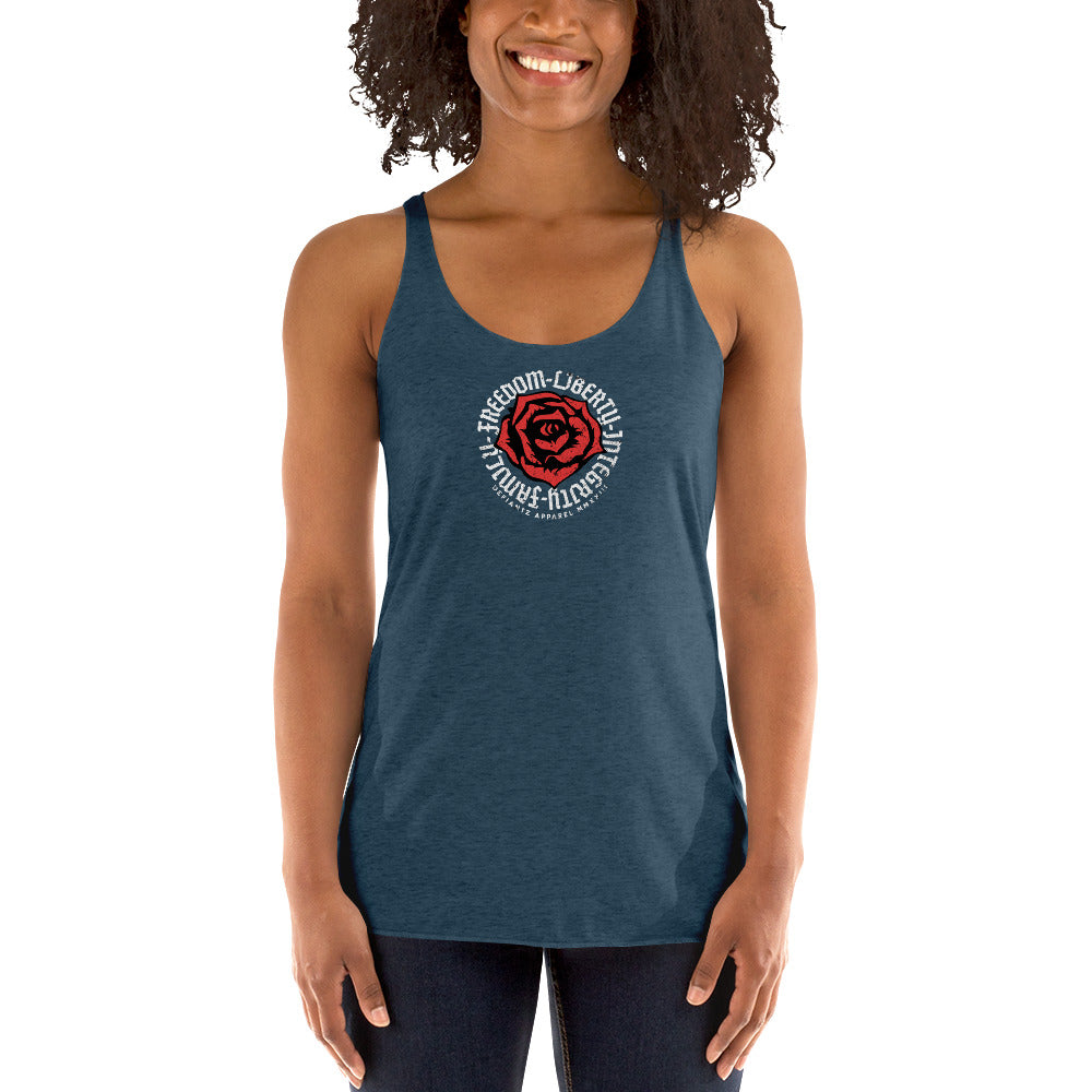 Freedom Liberty Rose - Women's Racerback Tank