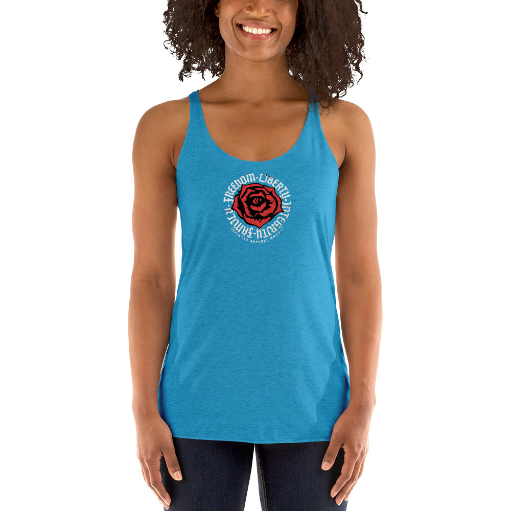 Freedom Liberty Rose - Women's Racerback Tank